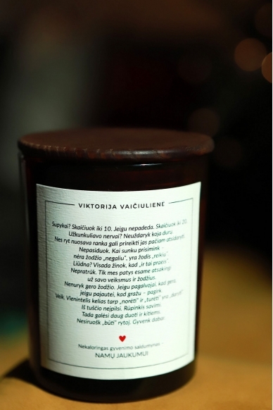 V&V NAMŲ KVAPO ŽVAKĖ „Kasdienybės taisyklės“ 3